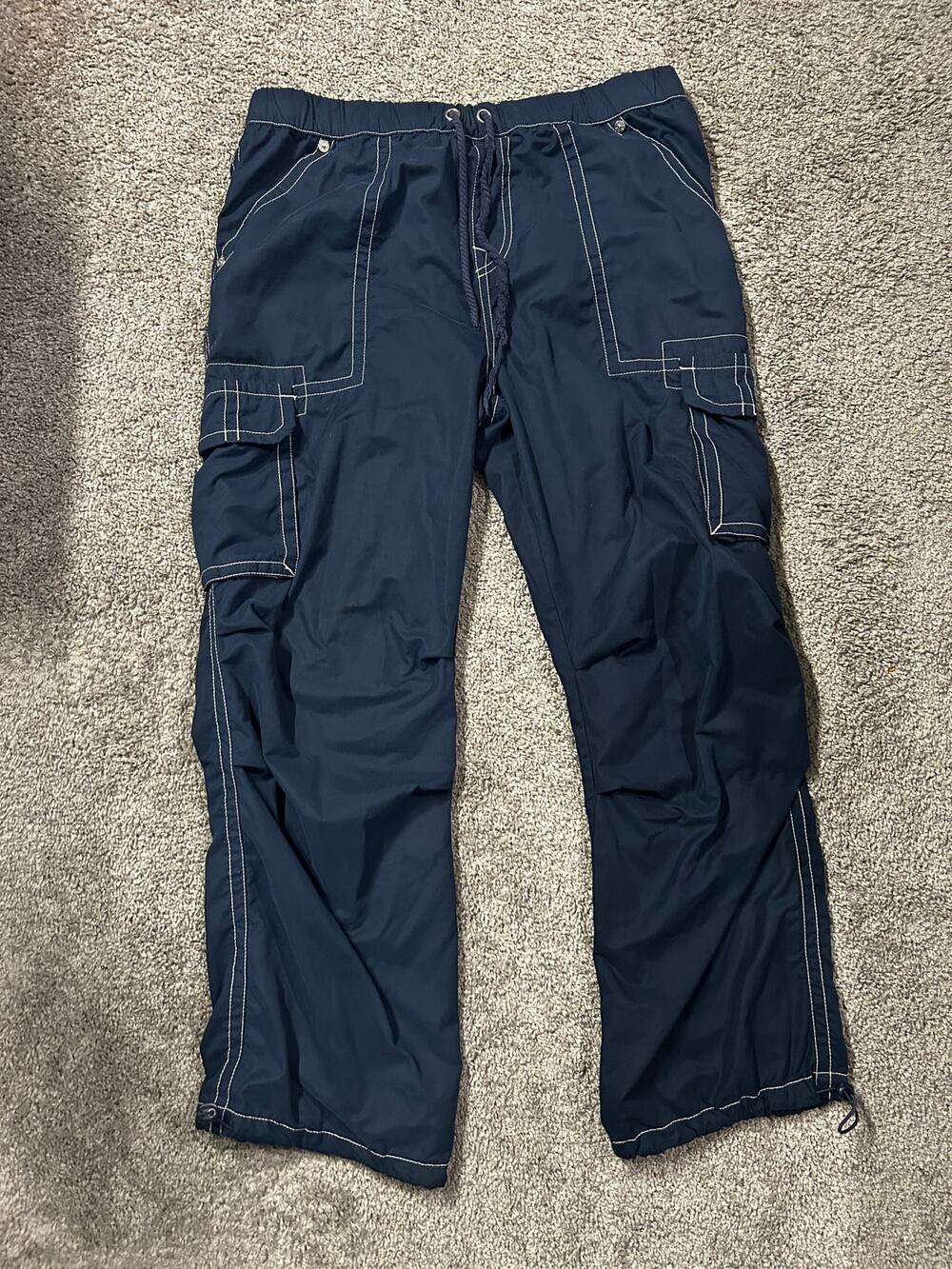 True Religion Women Bobbi Baggy Cargo Casual Pants